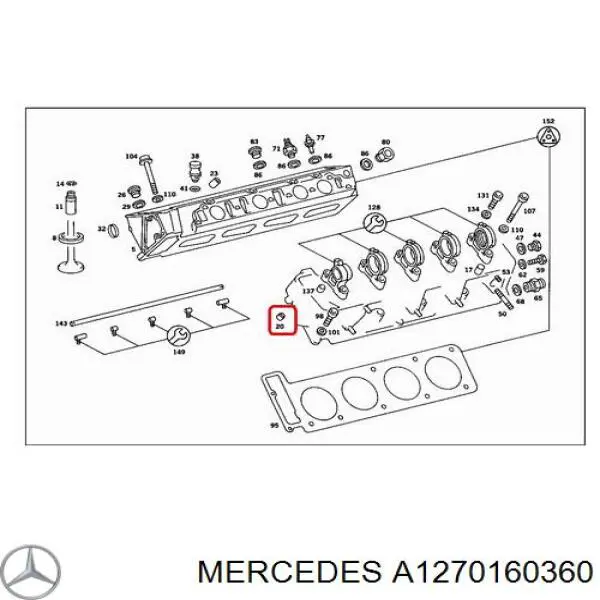 A1270160360 Mercedes 