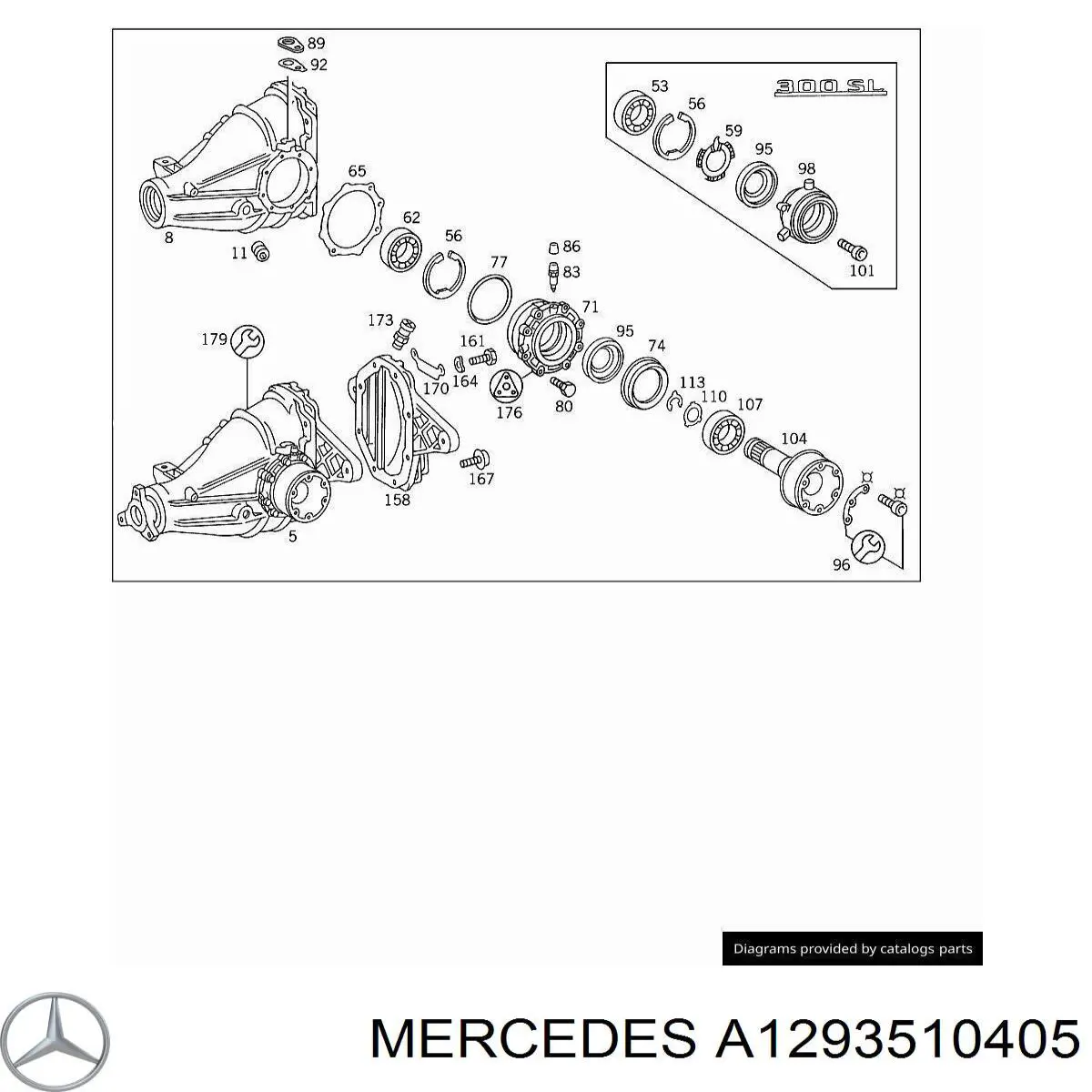  Mercedes 1293510405 цена, от 126.98 USD
