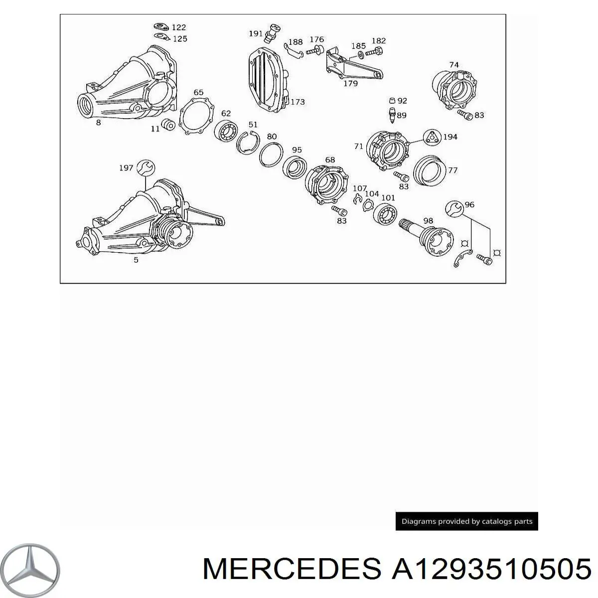 A1293510505 Mercedes 