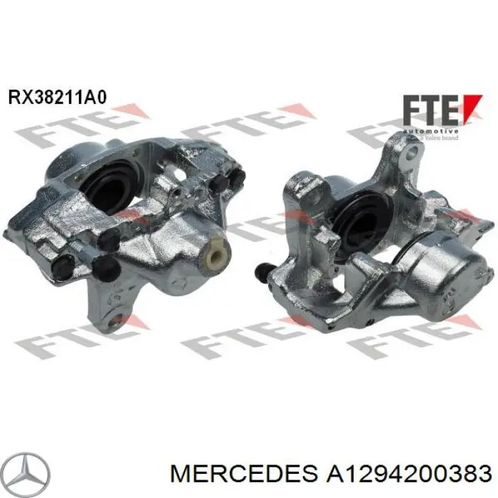 Суппорт задний правый A1294200383 Mercedes