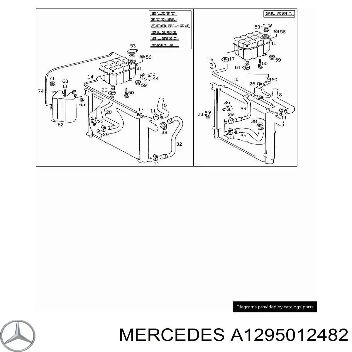 A1295012482 Mercedes 