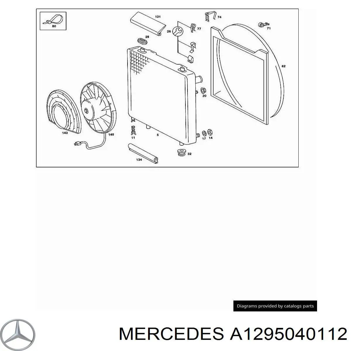  Mercedes A1295040112 цена, от 6.48 USD