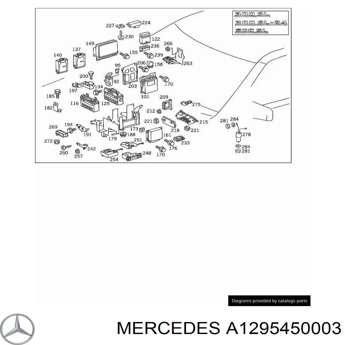  Mercedes 1295450003 цена, от 66.91 USD