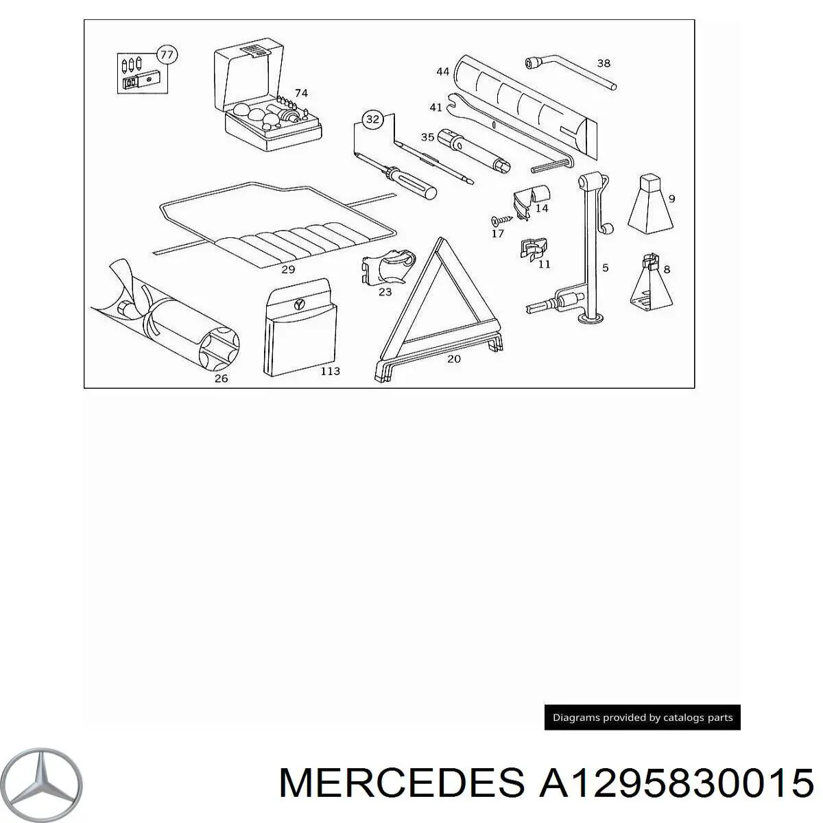  Mercedes 1295830015 цена, от 47.18 USD