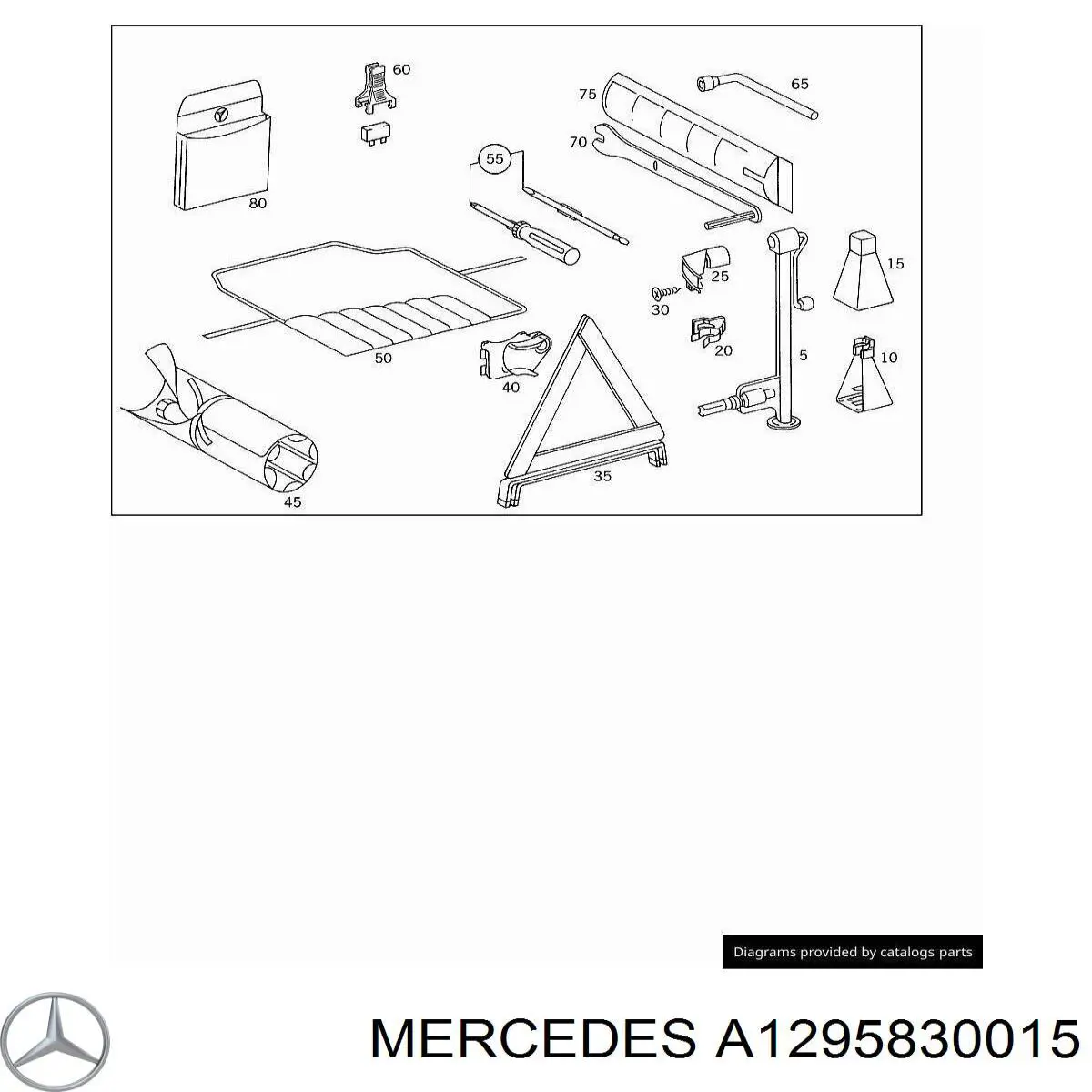  Mercedes A1295830015 цена, от 47.18 USD