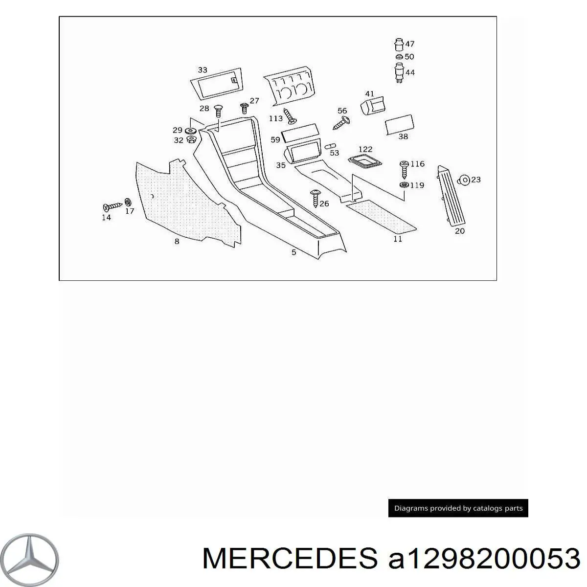 A1298200053 Mercedes 