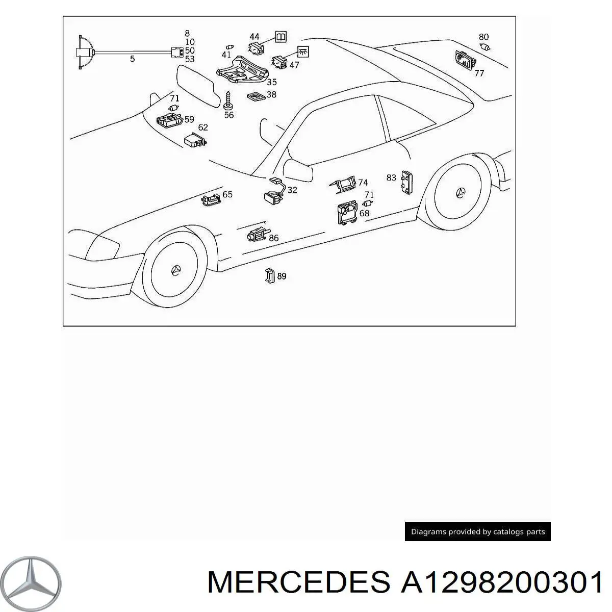  A1298200301 Mercedes