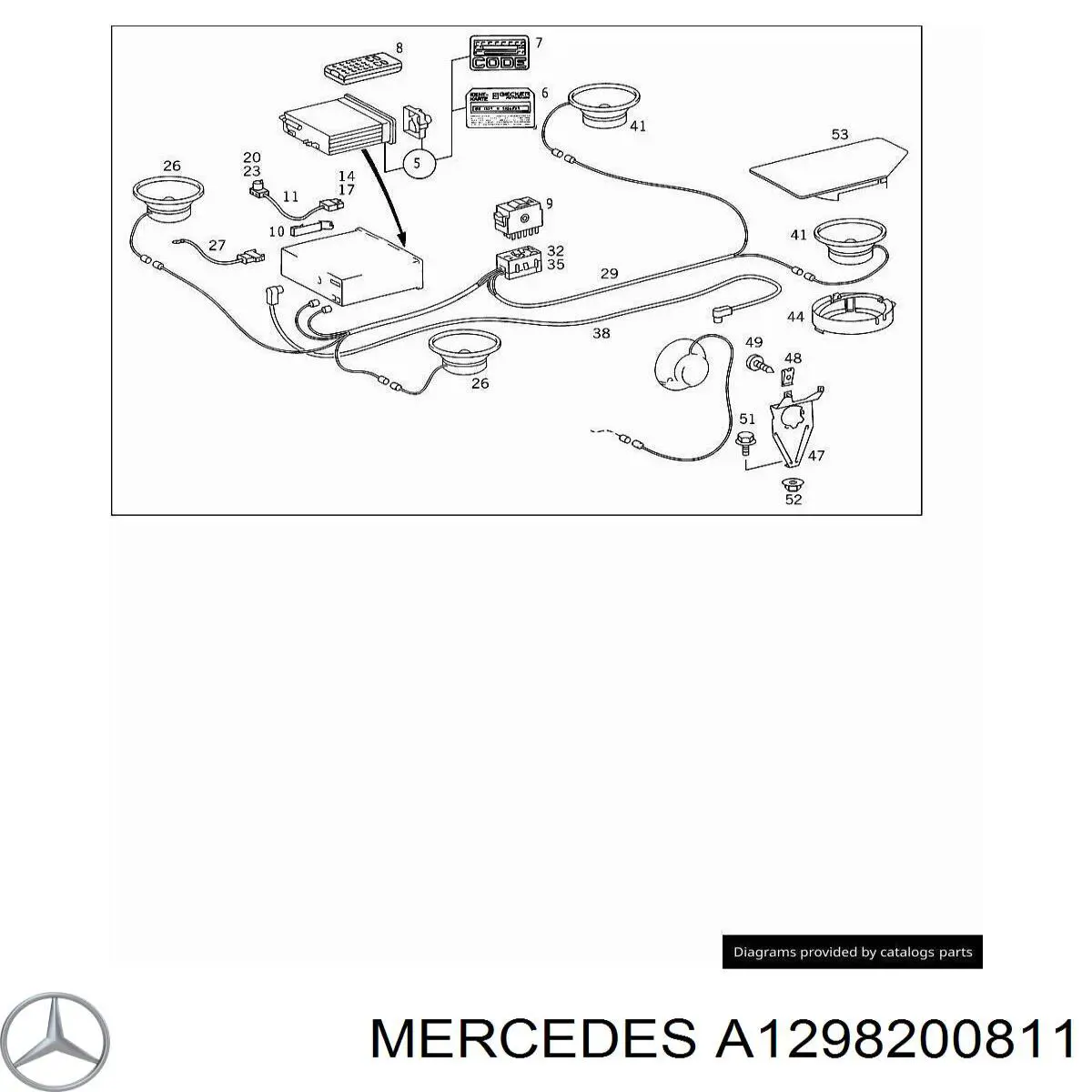 A1298200811 Mercedes 