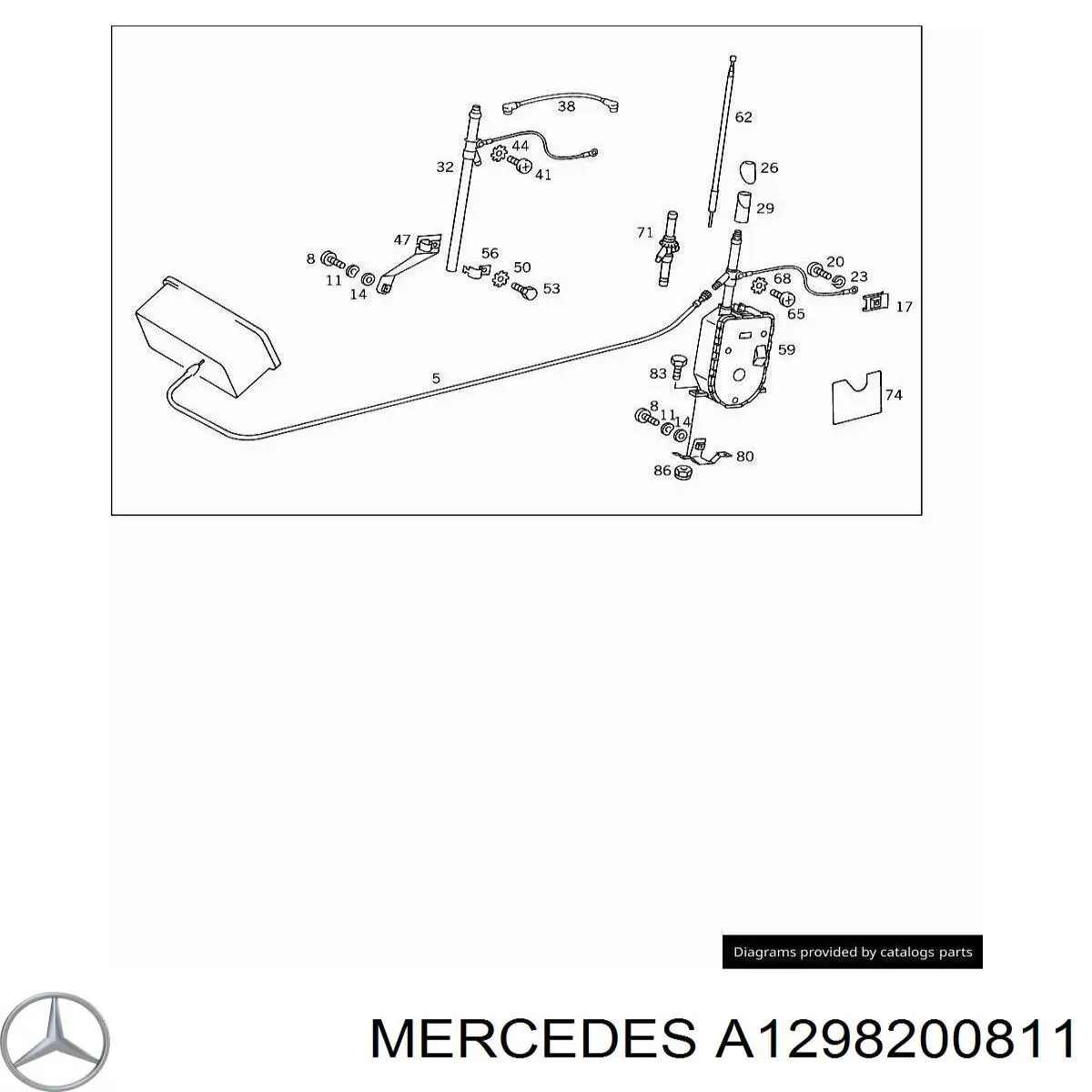  Mercedes A1298200811 цена, от 8.79 USD