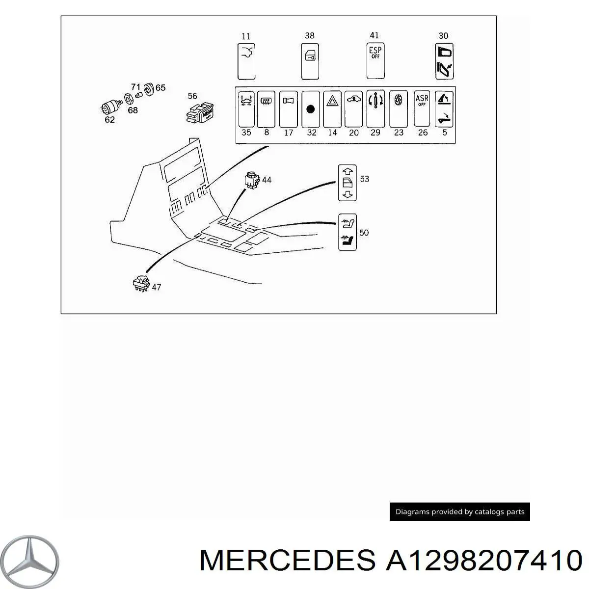  A1298207410 Mercedes