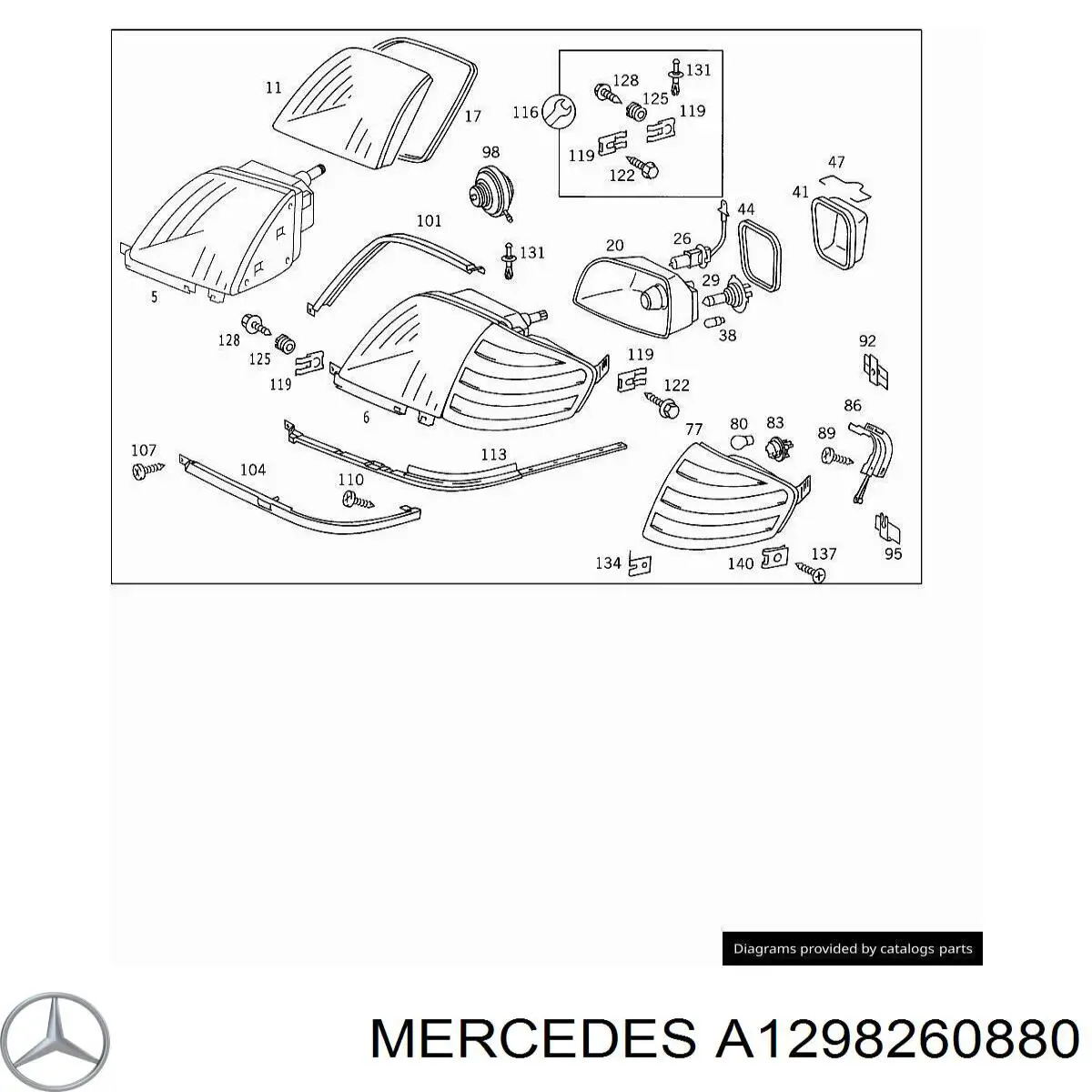 A1298260880 Mercedes 