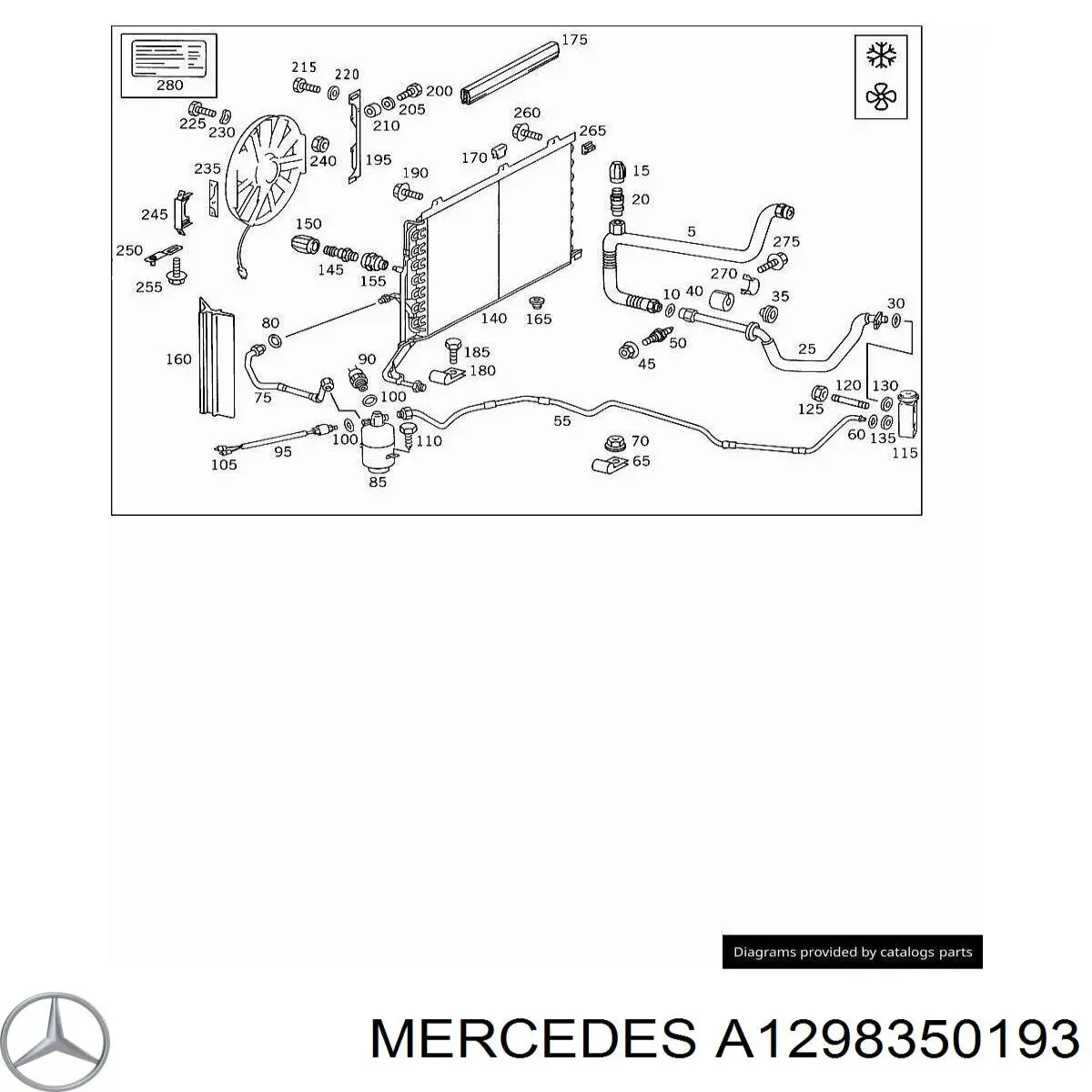  Mercedes A1298350193 цена, от 48.51 USD