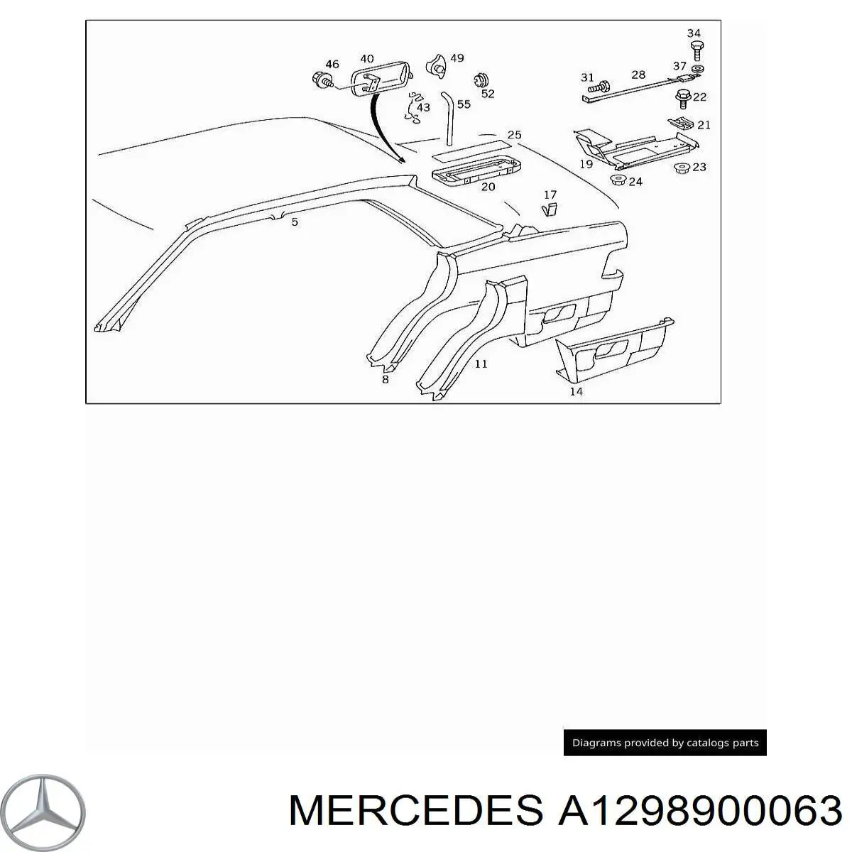 A1298900063 Mercedes 