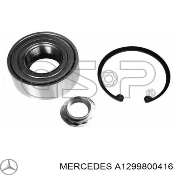 A1299800416 Mercedes Подшипник ступицы задней
