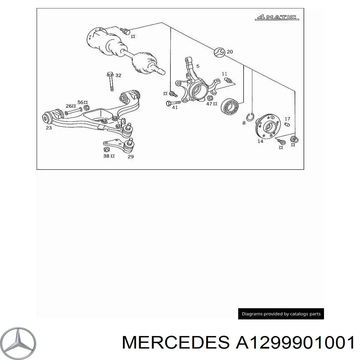  Mercedes A1299901001 цена, от 2.71 USD