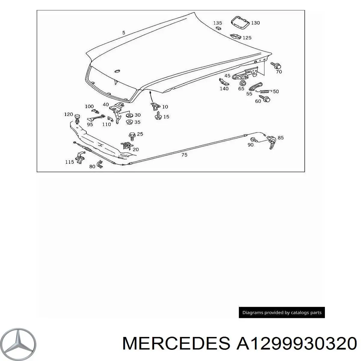  Mercedes A1299930320 цена, от 6.33 USD
