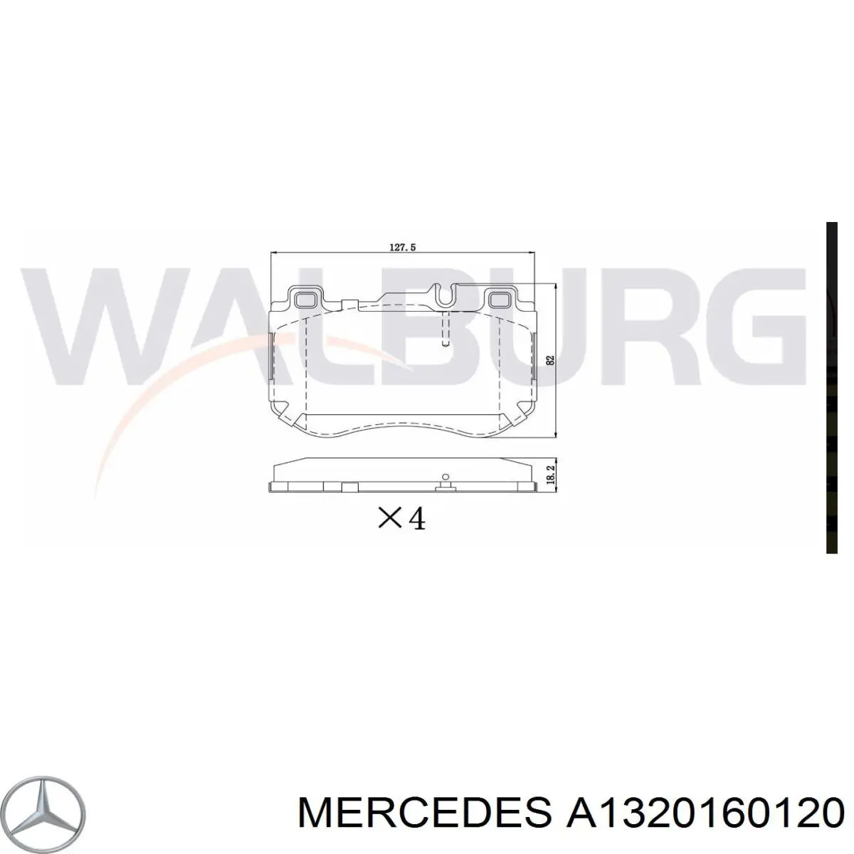 Прокладка ГБЦ A1320160120 Mercedes