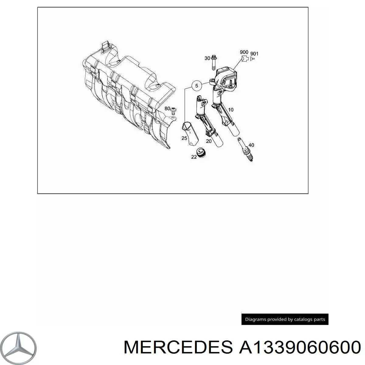 A1339060600 Mercedes Катушка зажигания