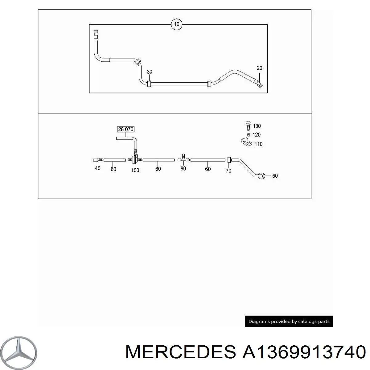  Mercedes A1369913740 цена, от 7.50 USD