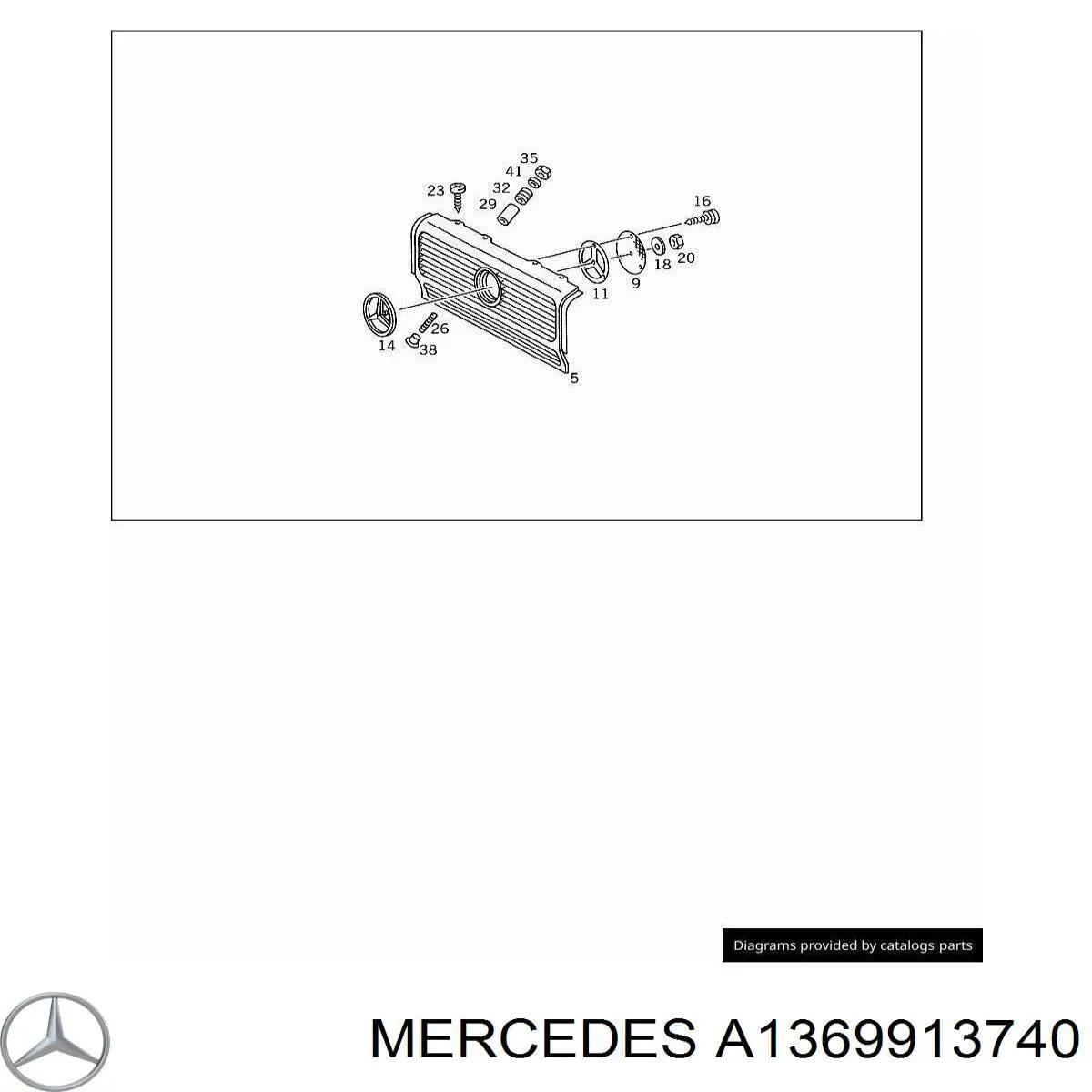 Купить A1369913740 Mercedes 