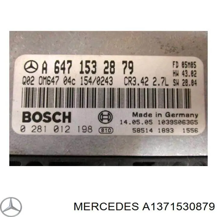 Купить A1371530879 Mercedes Электронный блок управления двигателем