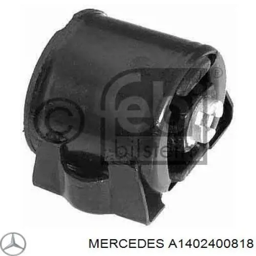 A1402400818 Mercedes подушка трансмиссии (опора коробки передач передняя)