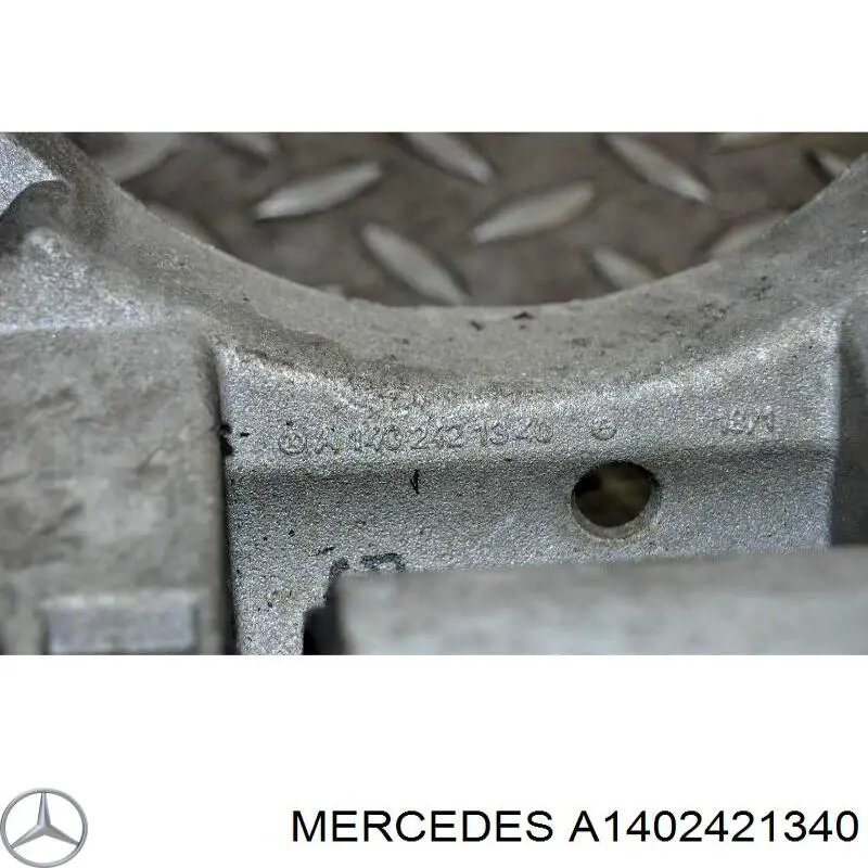 A1402421340 Mercedes consola de coxim da caixa de mudança