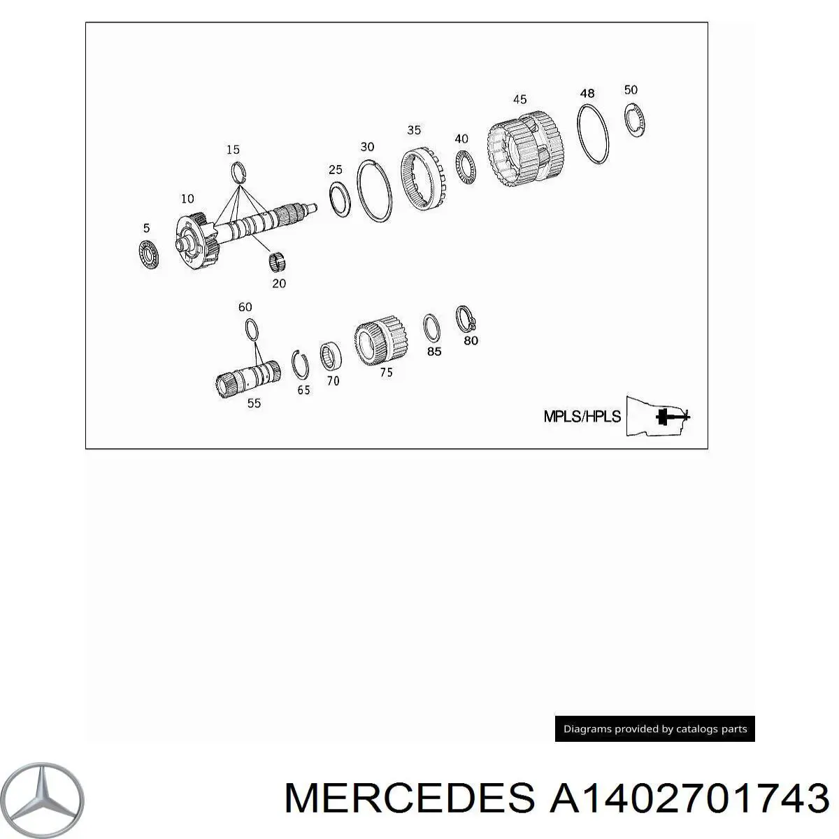 A1402701743 Mercedes 