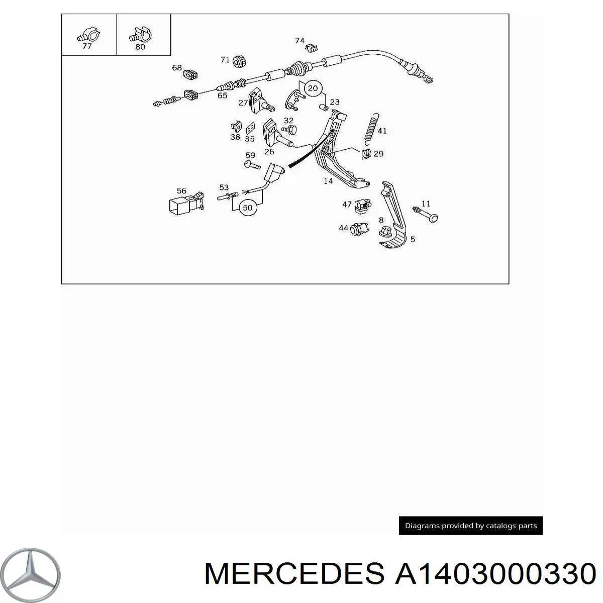 A1403000330 Mercedes 