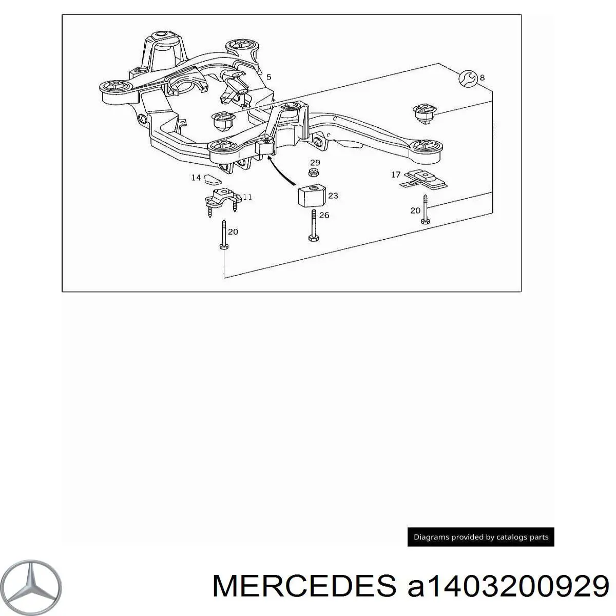 A1403200929 Mercedes 