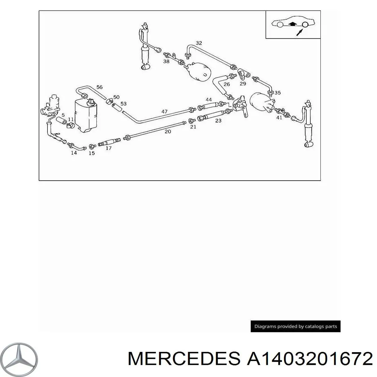 A1403201672 Mercedes 