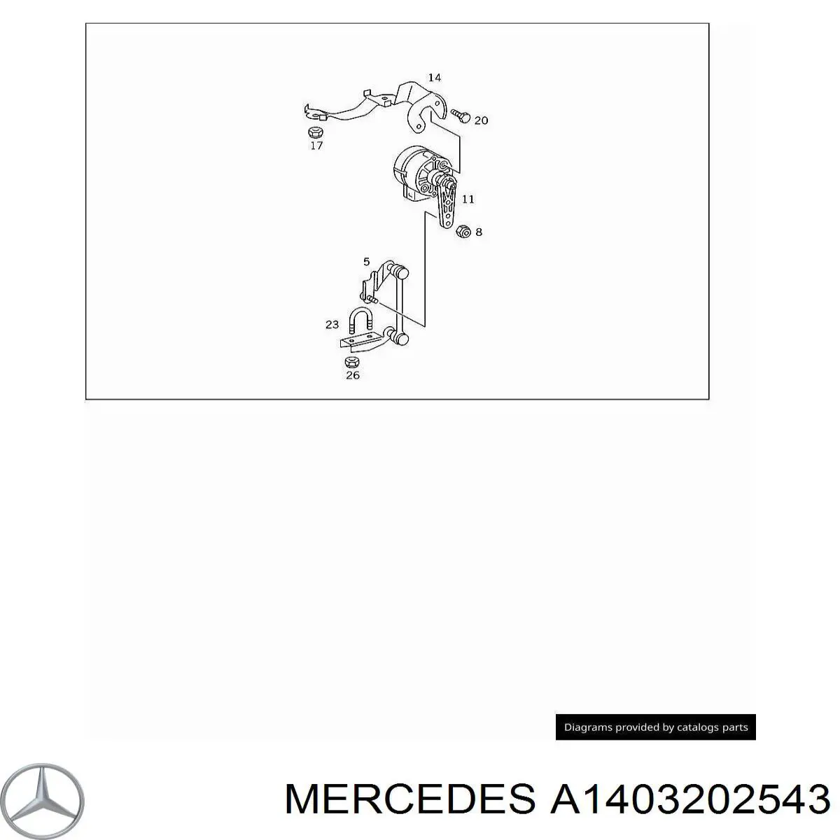 A1403202543 Mercedes 