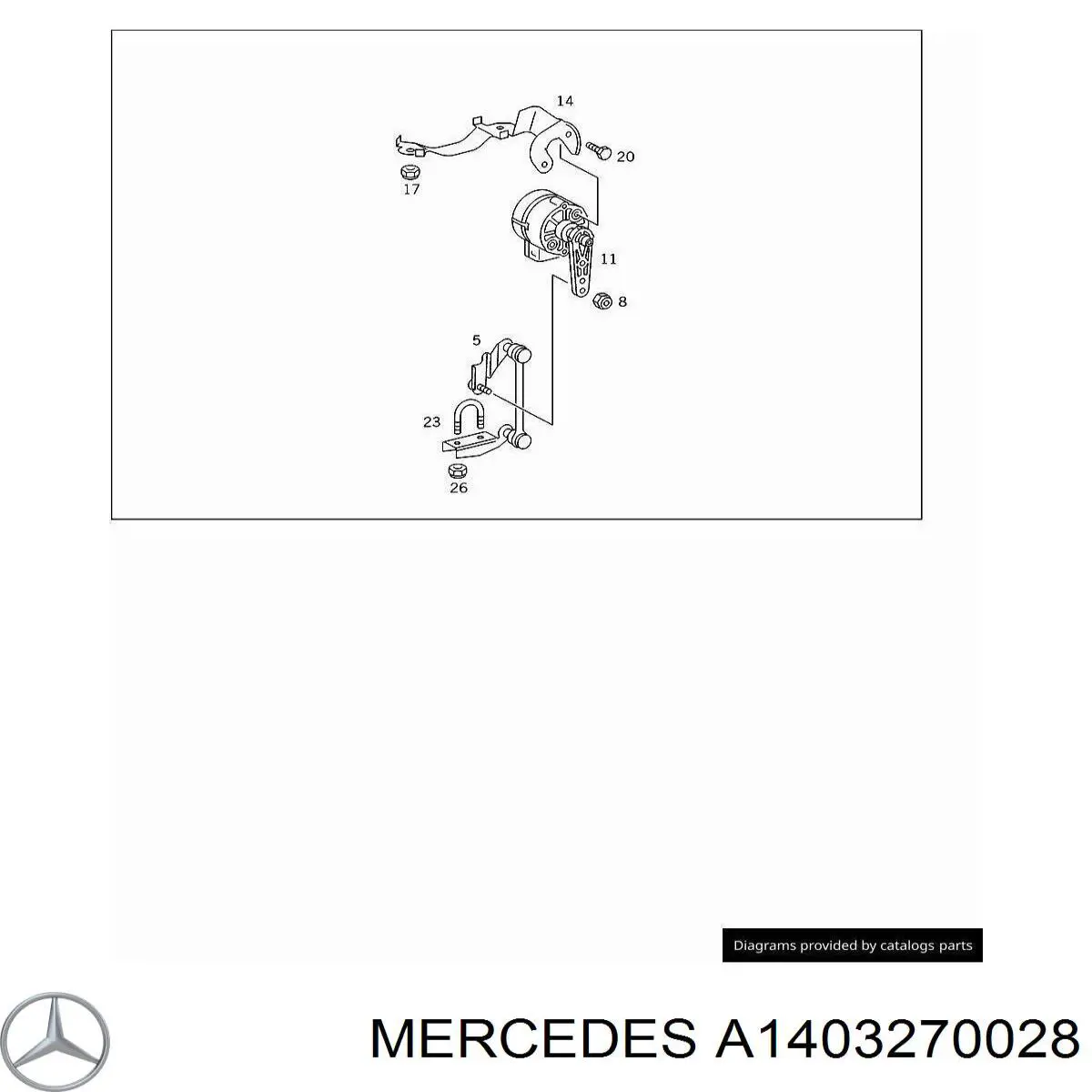 A1403270028 Mercedes 