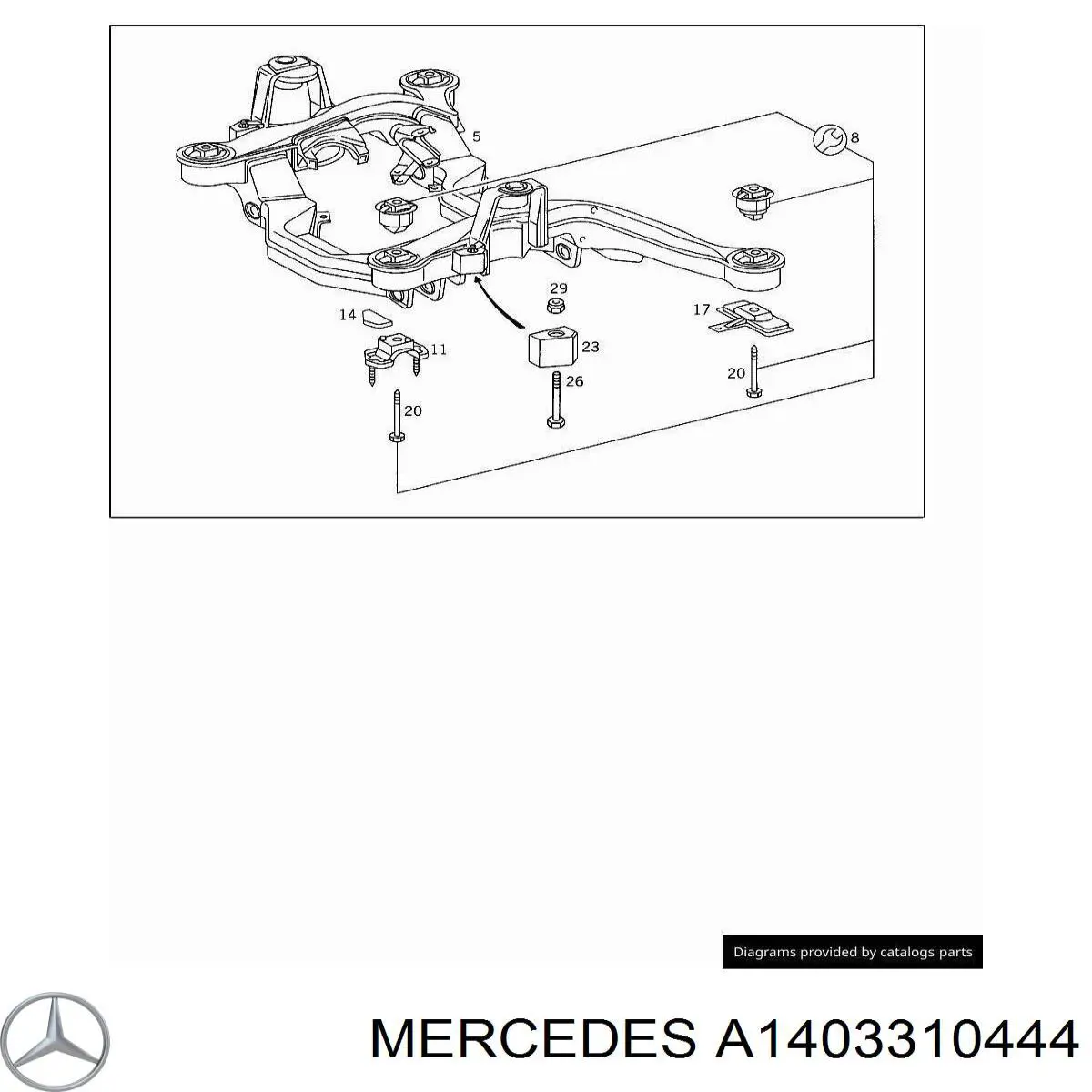 A1403310444 Mercedes 