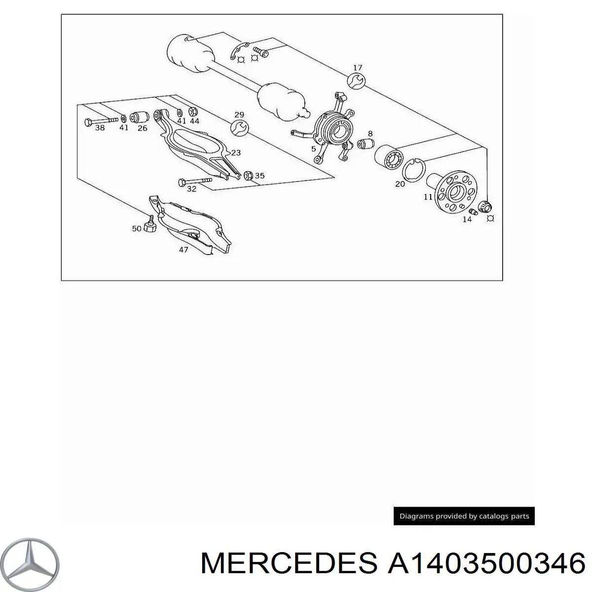 A1403500346 Mercedes 