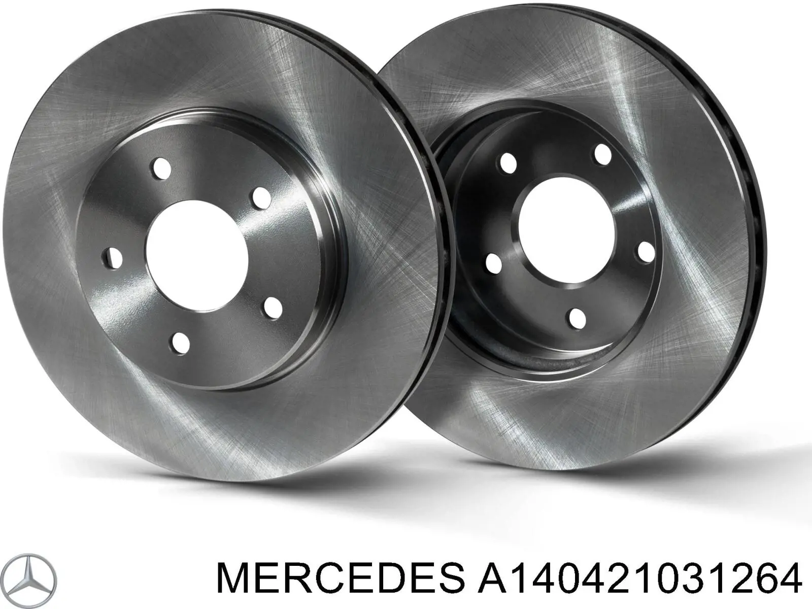 A140421031264 Mercedes диск тормозной передний