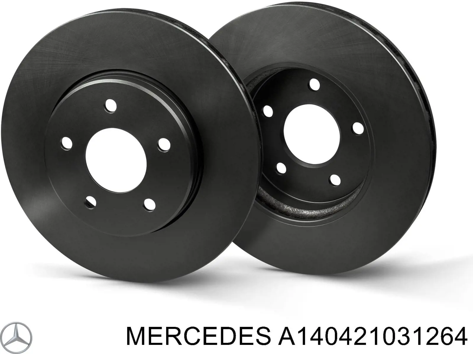 Тормоз дисковый передний Mercedes A140421031264 цена, от 13.74 USD