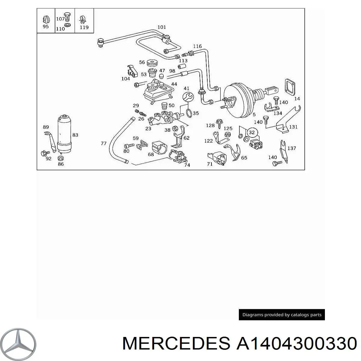 A1404300330 Mercedes 