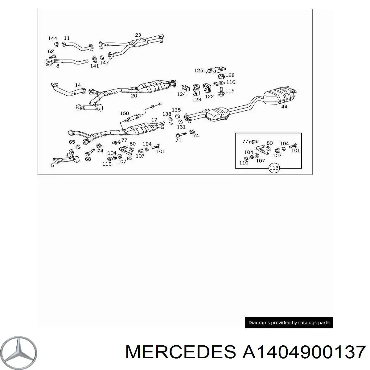 A1404900137 Mercedes 