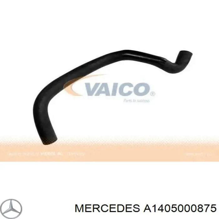A1405000875 Mercedes шланг (патрубок радиатора охлаждения верхний)