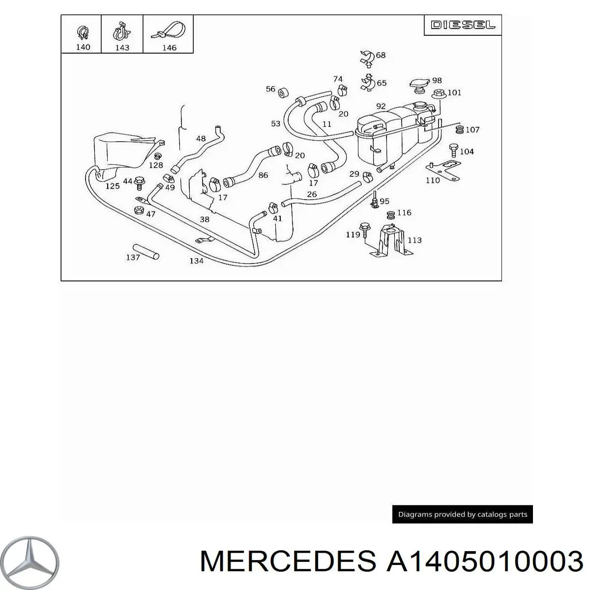 1405010003 Mercedes 