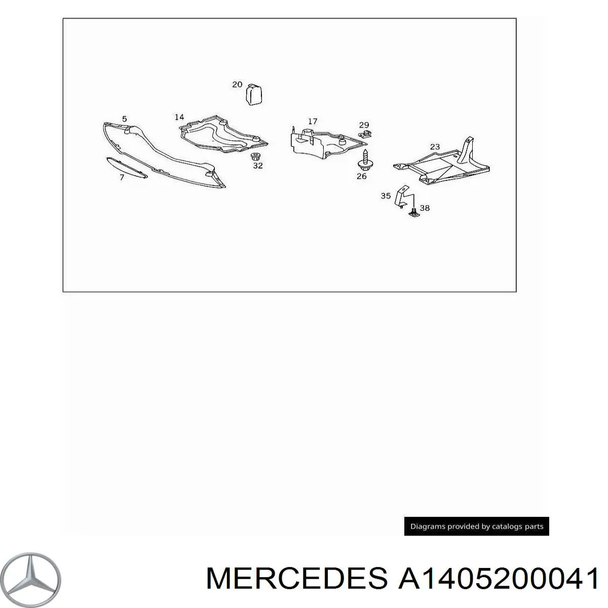 A1405200041 Mercedes 