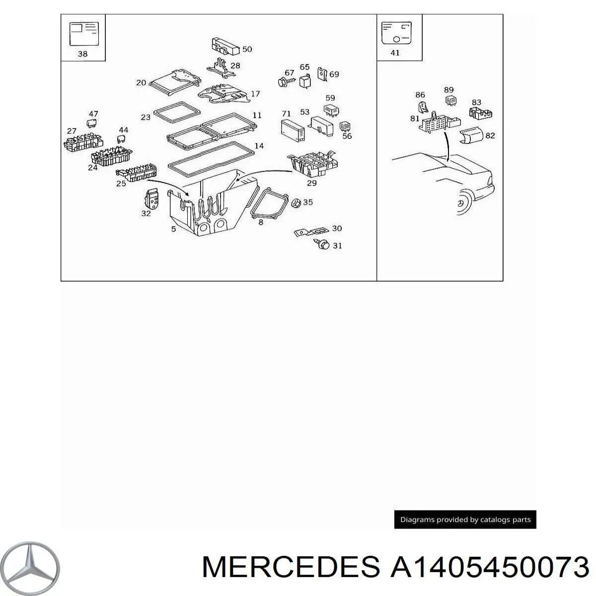 A1405450073 Mercedes 