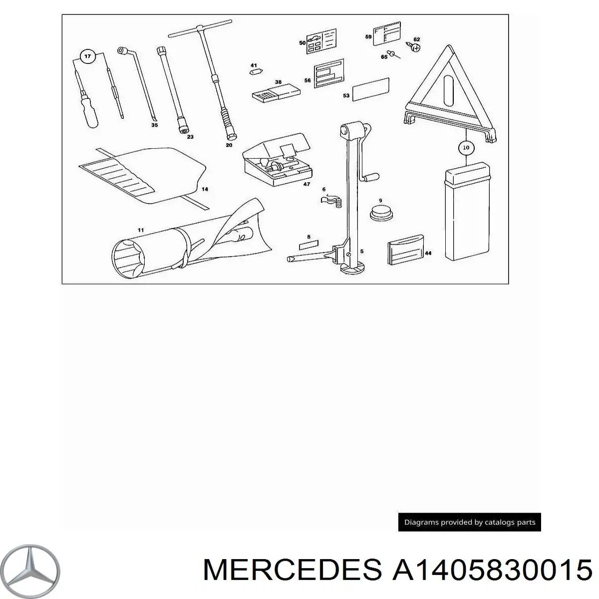 A1405830015 Mercedes 