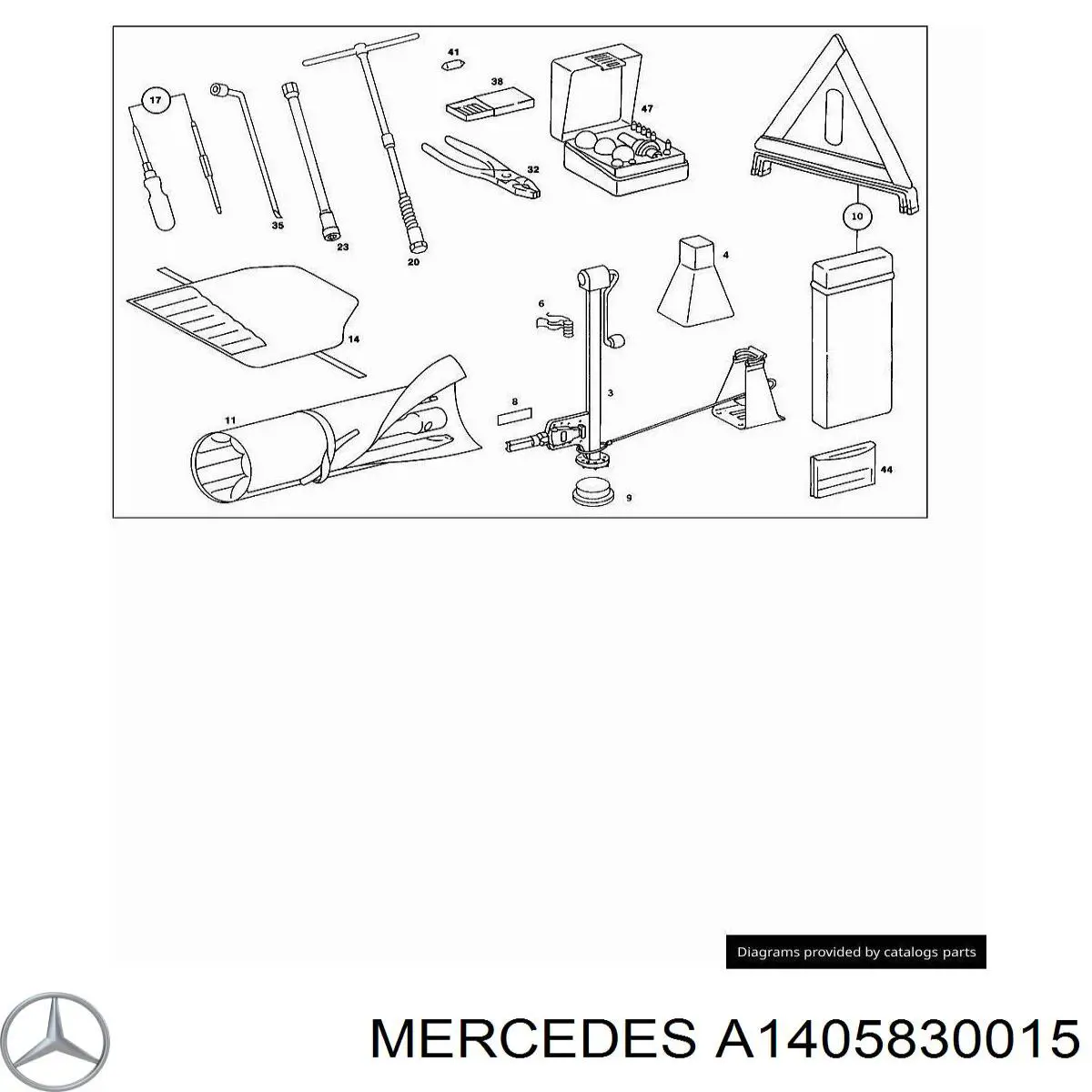 Купить A1405830015 Mercedes 