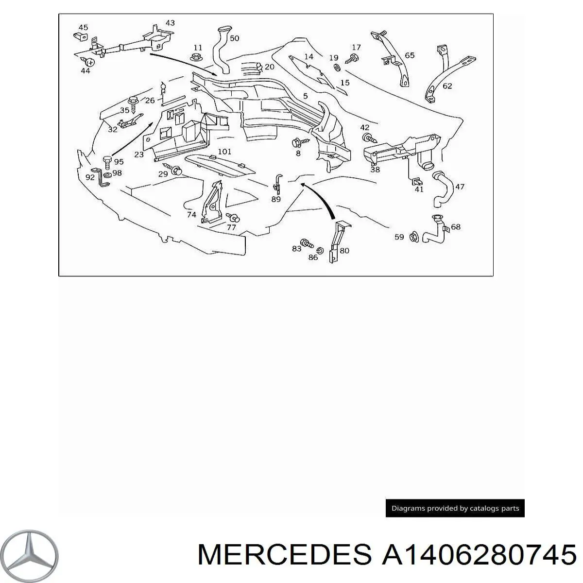 Купить 1406280345 Mercedes 