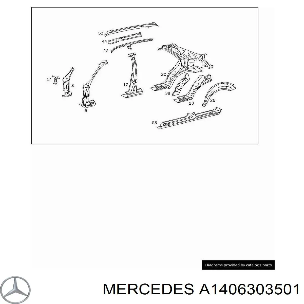 A1406303501 Mercedes 