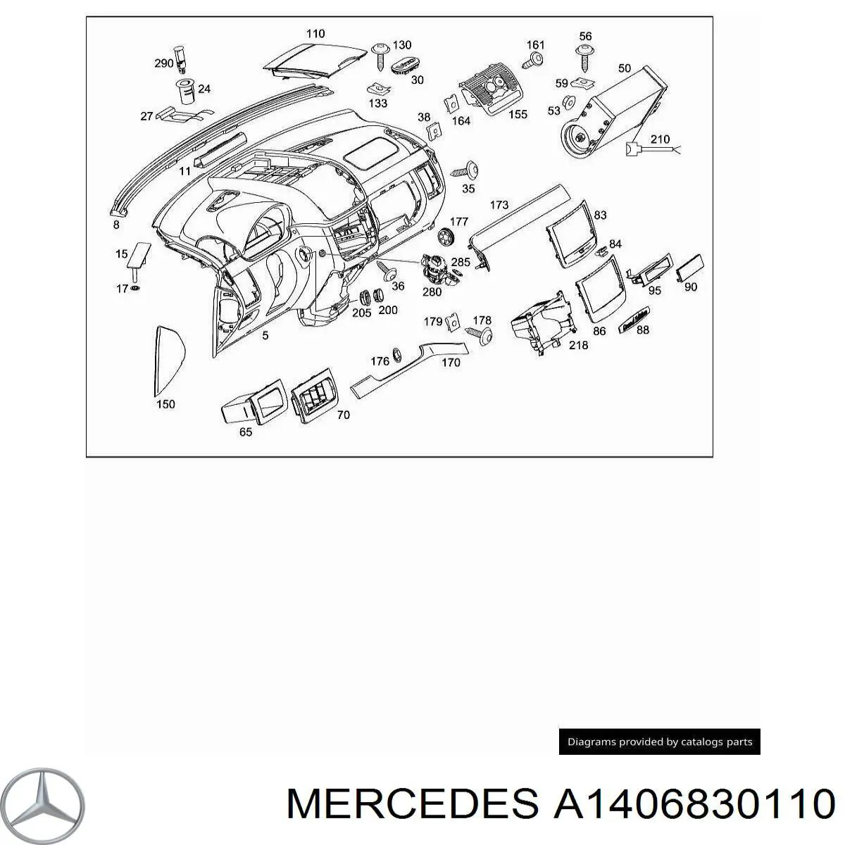  Mercedes 1406830110 цена, от 0.93 USD