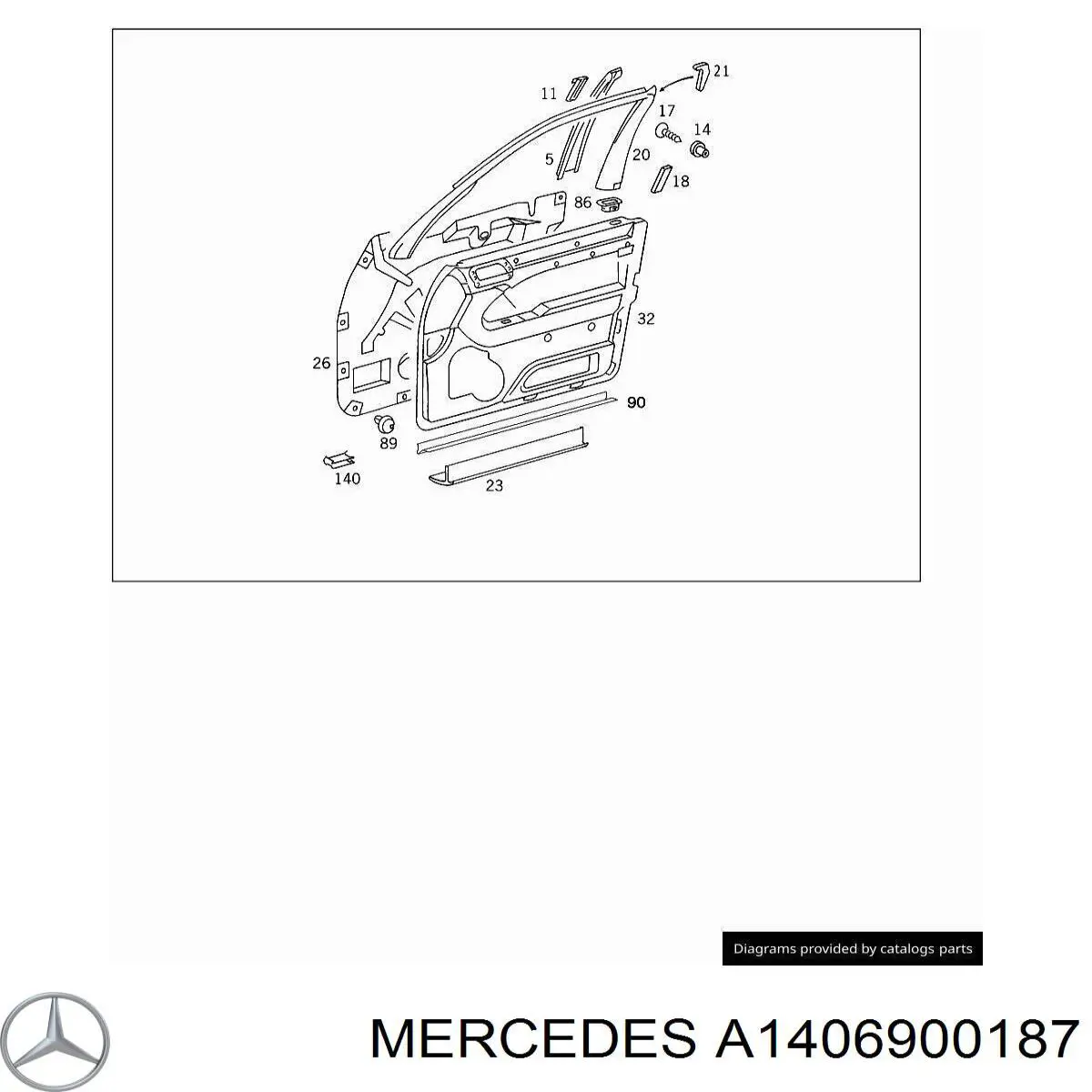 A1406900187 Mercedes 