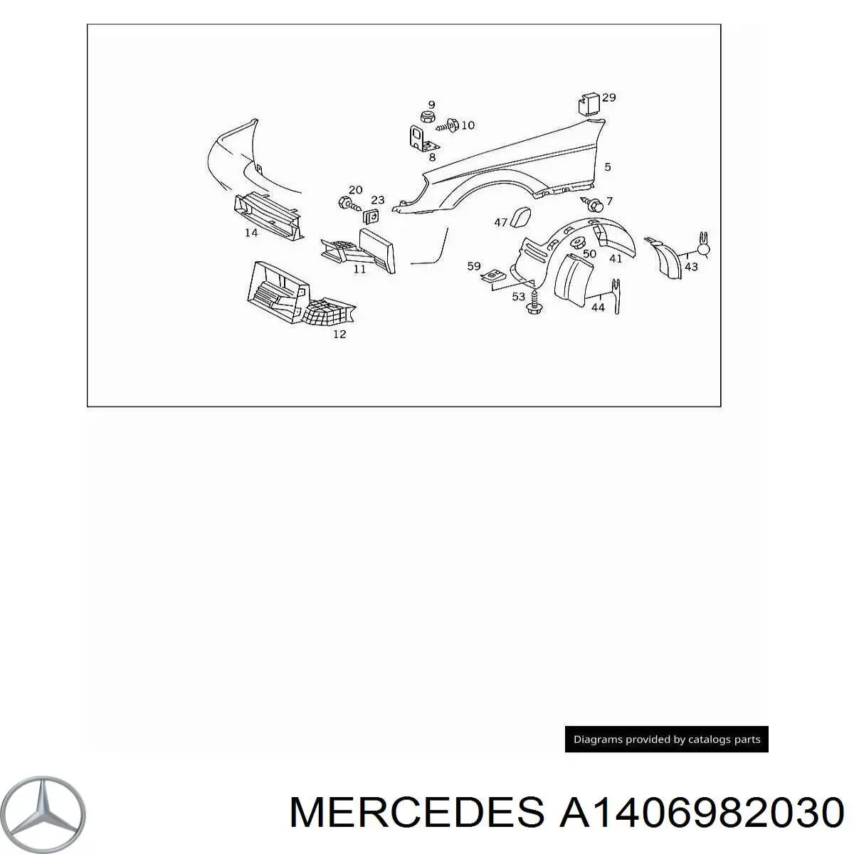 A1406982030 Mercedes 